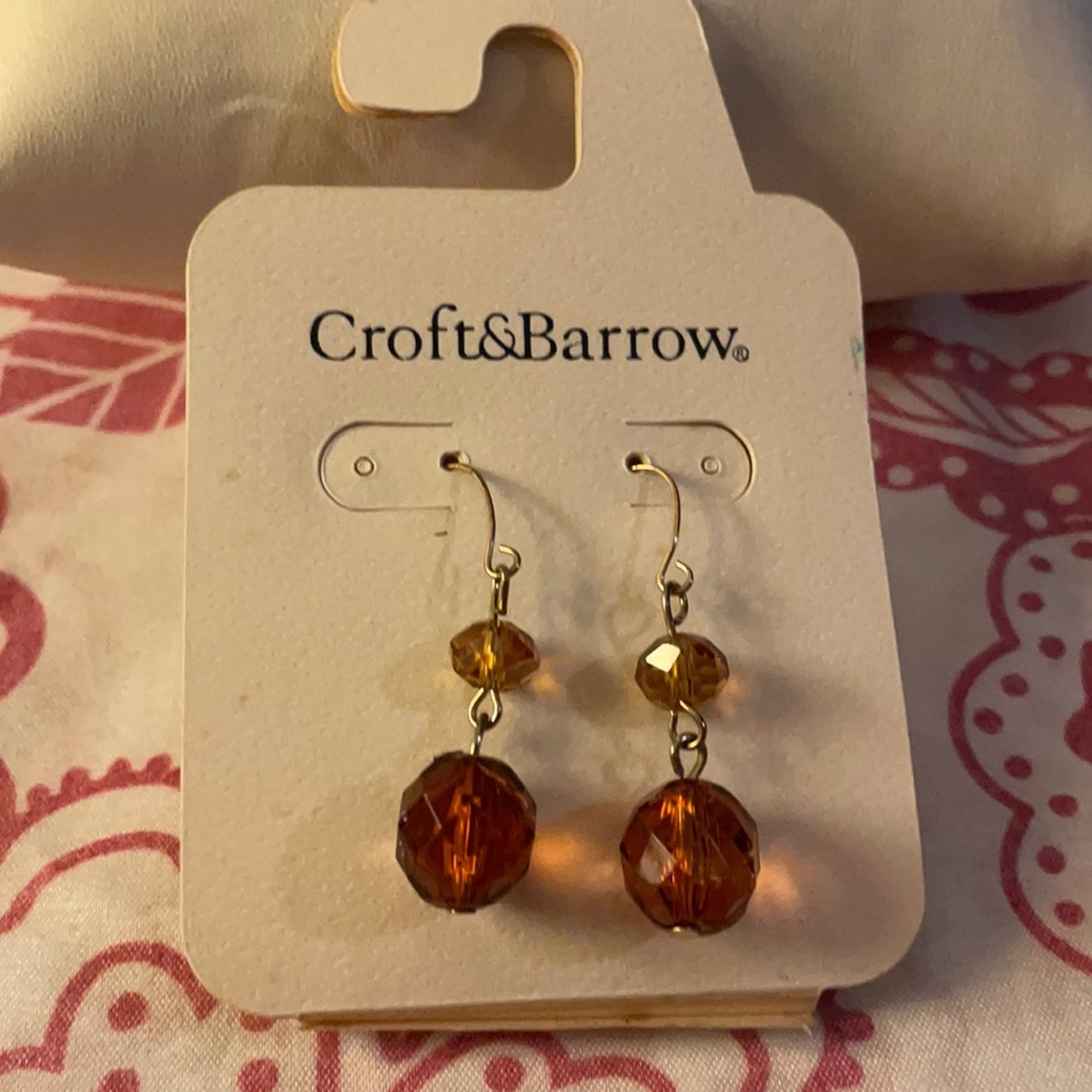 Croft & barrow earrings amber earrings